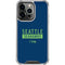 NFL Seattle Seahawks Blue Performance Series iPhone 15 Pro Clear Case
